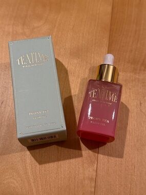 Teatime Peony Tea Glow Oil — Pink Facial Glow Serum
